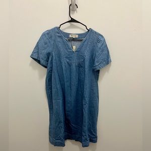 Short Sleeve Madewell Denim Dress